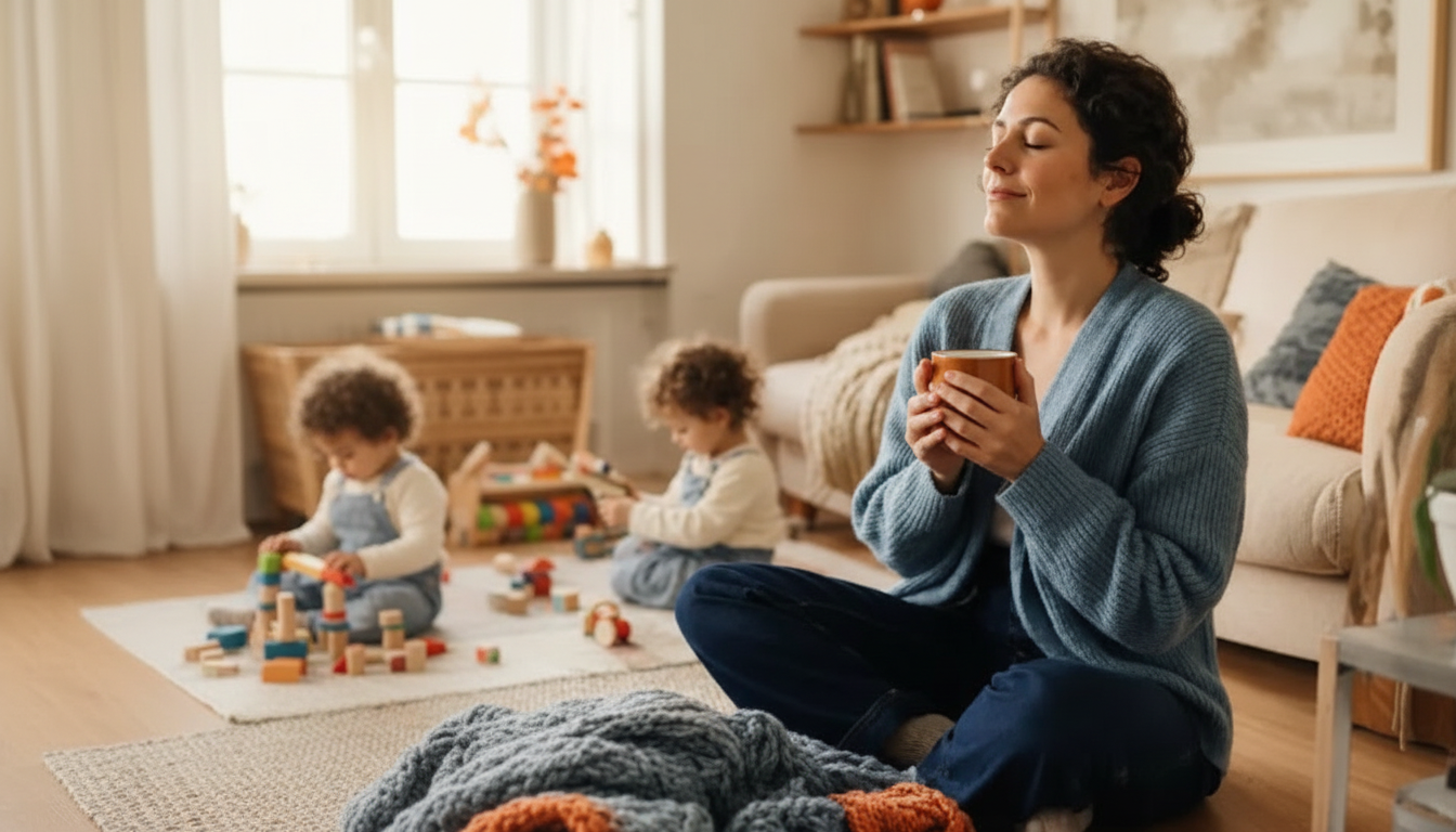 5-Minute Audio Reset for Exhausted Parents (3 Tracks)