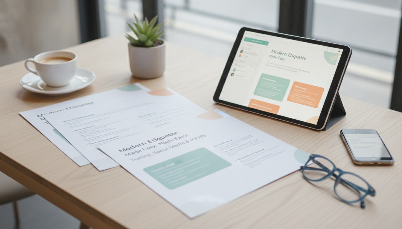 Modern Etiquette Made Easy: Texting, Social Media & RSVPs