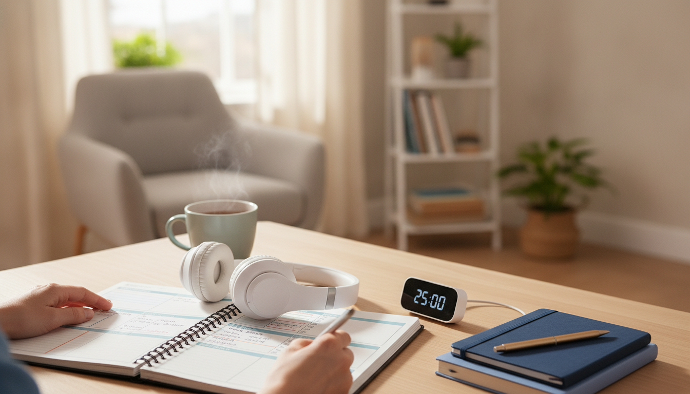 More Time, Less Stress: Pomodoro + Time Blocking System