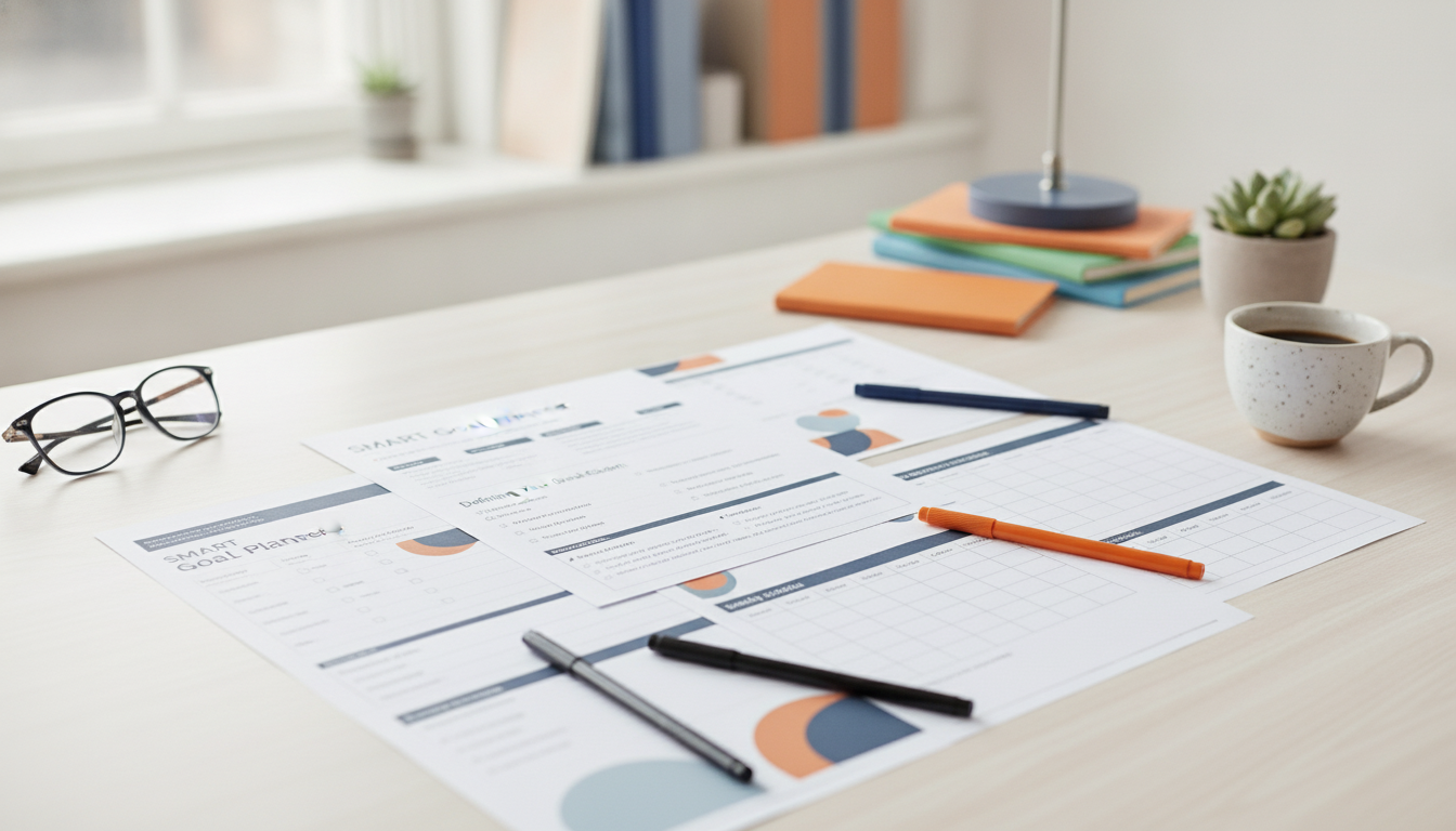 SMART Goal Planner: Printable System for Real Progress