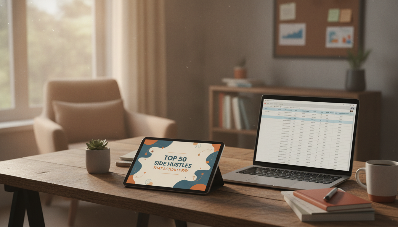 Side Hustles That Actually Pay: Fast Cash + Monthly Income